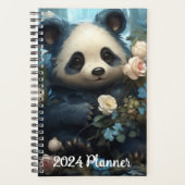Panda Beer en Bloemen Planner (Voorkant)