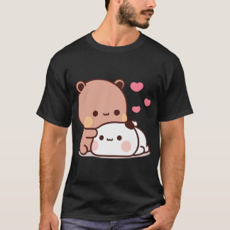 Panda Beer En Brownie Ware Liefde Bubu Dudu Paar T-shirt