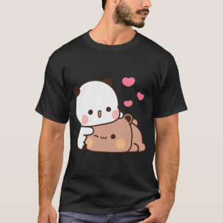 Panda Beer En Brownie Ware Liefde Bubu Dudu Paar T-shirt