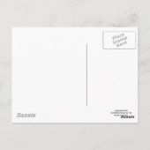 Panda-Beer en roze Zinnia-bloem-Briefkaart Briefkaart (Achterkant)