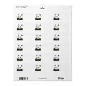 Panda Beer Etiket (Full Sheet)