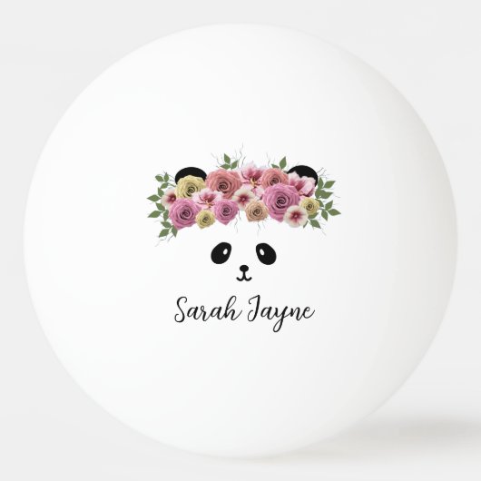 Panda Beer Face gepersonaliseerd Ping Pong Ball (Voorkant)