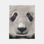 Panda Beer Fleece Deken (Voorkant)