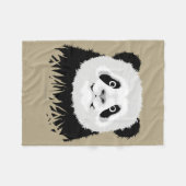 Panda Beer Fleece Deken (Voorkant (Horizontaal))