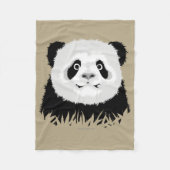 Panda Beer Fleece Deken (Voorkant)