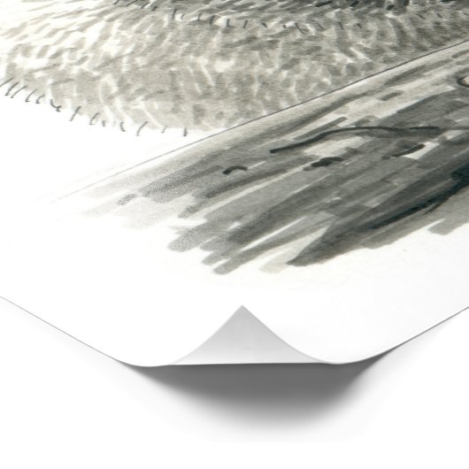 Panda beer foto afdruk (Hoek)