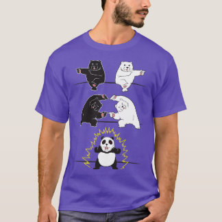 Panda beer fusie Klassieke TShirt
