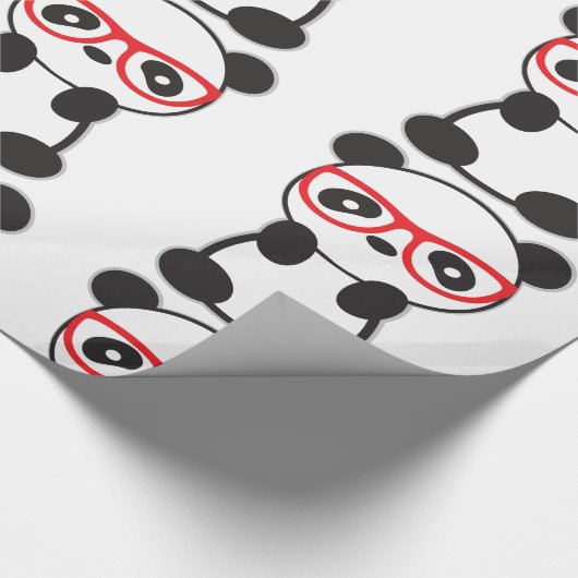 Panda Beer Gift Wrapping Paper Cadeaupapier (Hoek)