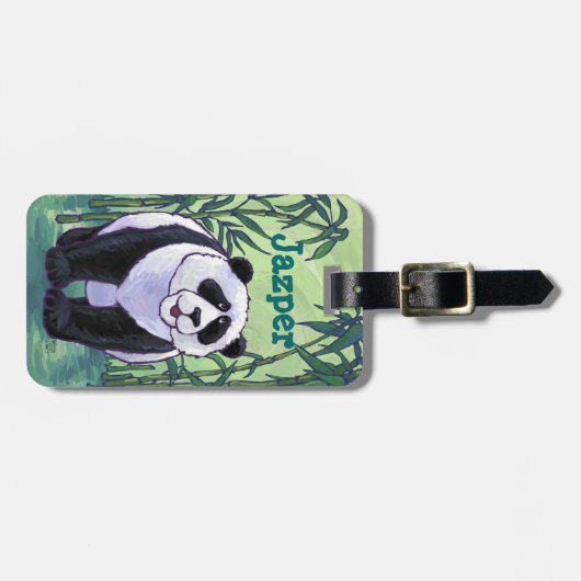 Panda Beer Gifts & Accessoires Bagagelabel (Voorkant horizontaal)