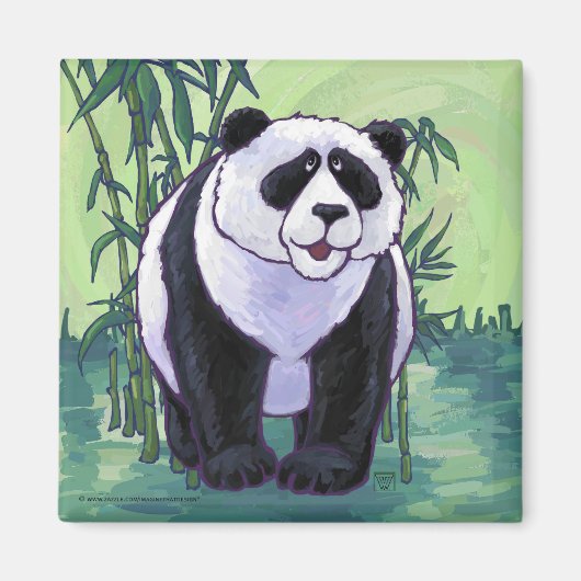 Panda Beer Gifts & Accessoires Magneet (Voorkant)