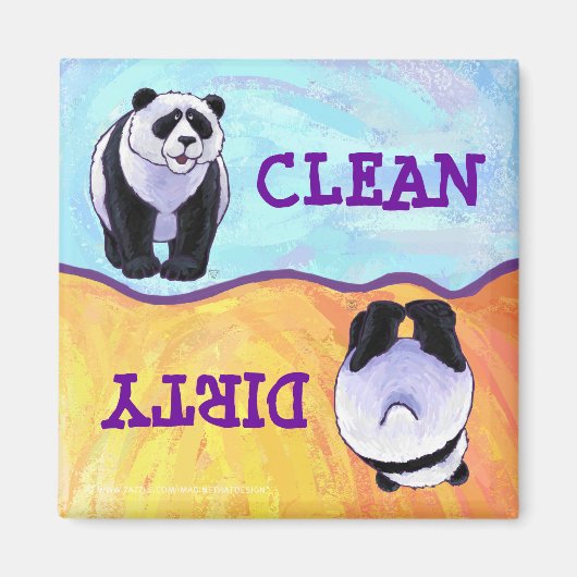 Panda Beer Gifts & Accessoires Magneet (Voorkant)