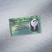 Panda Beer Gifts & Accessoires Magnetisch Visitekaartje (Voorbeeld)