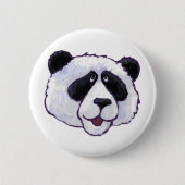Panda Beer Gifts & Accessoires Ronde Button 5,7 Cm (Voorkant)