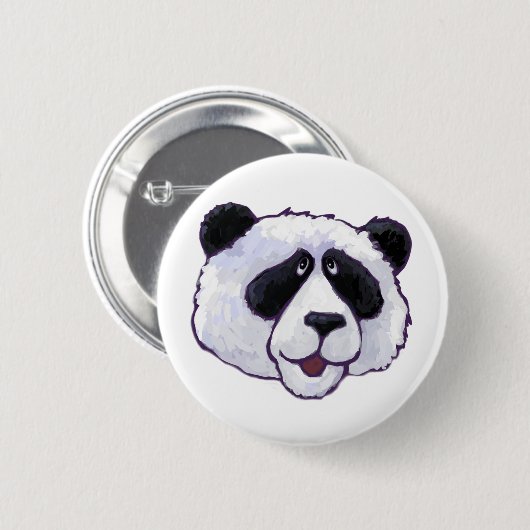 Panda Beer Gifts & Accessoires Ronde Button 5,7 Cm (Voorkant /achterkant)