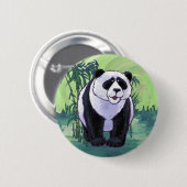 Panda Beer Gifts & Accessoires Ronde Button 5,7 Cm (Voorkant /achterkant)