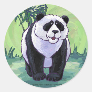 Panda Beer Gifts & Accessoires Ronde Sticker