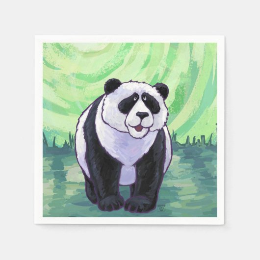 Panda Beer Gifts & Accessoires Servetten (Voorkant)