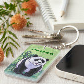 Panda Beer Gifts & Accessoires Sleutelhanger (Voorkant Rechts)