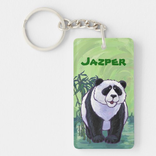 Panda Beer Gifts & Accessoires Sleutelhanger (Voorkant)