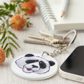 Panda Beer Gifts & Accessoires Sleutelhanger (Voorkant Rechts)