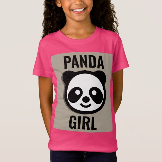 PANDA BEER GIRLS T-SHIRTS (Voorkant)