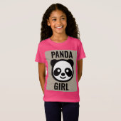PANDA BEER GIRLS T-SHIRTS (Voorkant volledig)