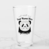 Panda Beer Glass Glas (Achterkant)