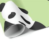 Panda Beer Glossy Wrapping Paper Cadeaupapier (Rol Hoek)
