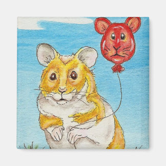 Panda Beer Hamster Balloon Art Magneet