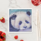 Panda Beer Happy Birthday Party Servet (Insitu)