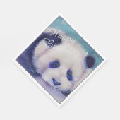 Panda Beer Happy Birthday Party Servet (Hoek)
