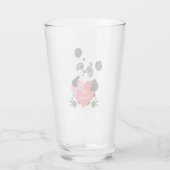 Panda Beer Heart Glas (Achterkant)