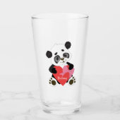 Panda Beer Heart Glas (Voorkant)