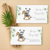 Panda Beer Hoe groot is mama's buik Informatiekaartje