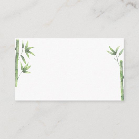 Panda Beer Hoe groot is mama's buik Informatiekaartje (Achterkant)