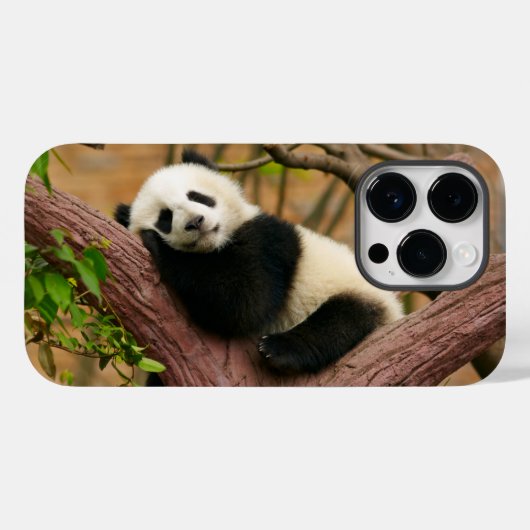 Panda Beer Hoesje-Mate iPhone case (Achterkant (horizontaal))