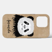 Panda Beer Hoesje-Mate iPhone Case (Achterkant (horizontaal))