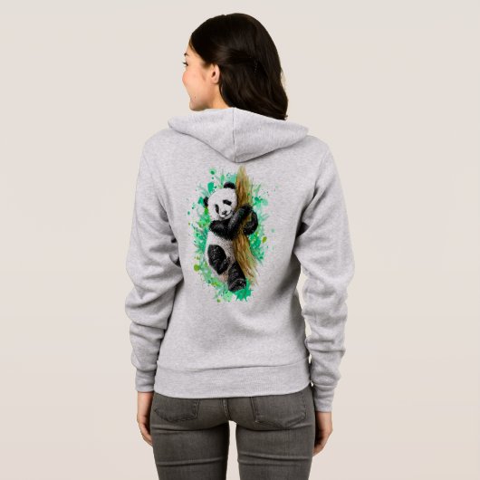 Panda Beer Hoodie (Achterkant volledig)