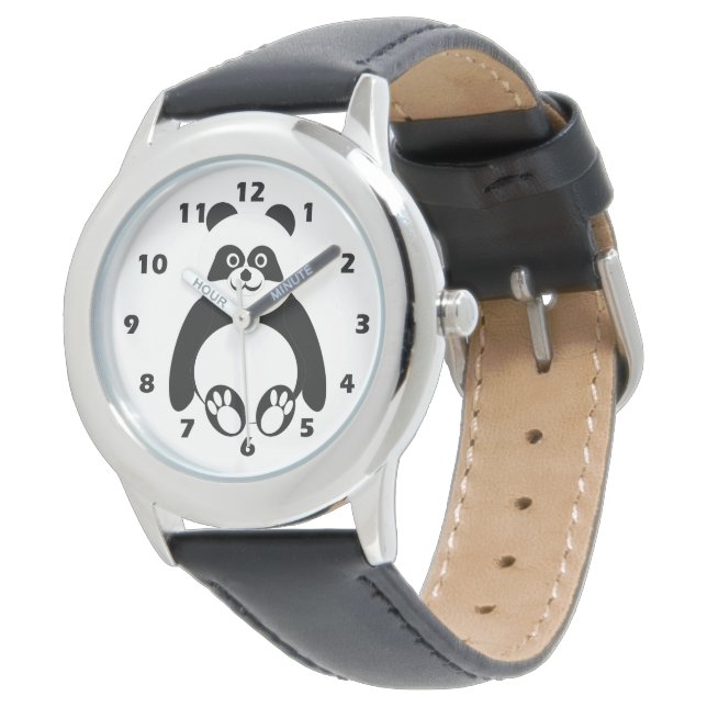 Panda Beer Horloge (Gekanteld)