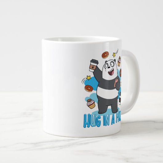 Panda Beer - Hug in een Mok! Grote Koffiekop (Voorkant rechts)