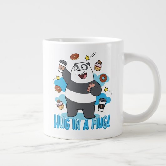 Panda Beer - Hug in een Mok! Grote Koffiekop (Rechts)