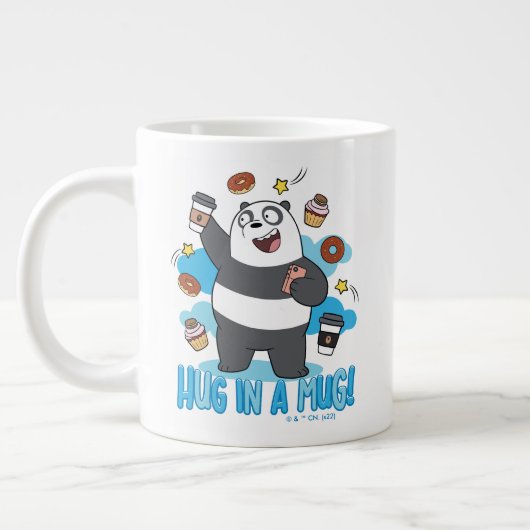 Panda Beer - Hug in een Mok! Grote Koffiekop (Links)