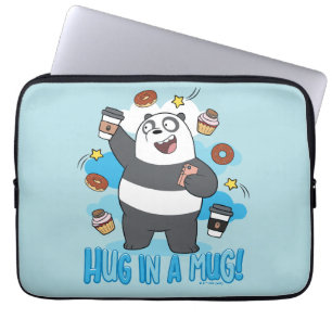 Panda Beer - Hug in een Mok! Laptop Sleeve