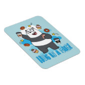 Panda Beer - Hug in een Mok! Magneet (Rechterzijde)