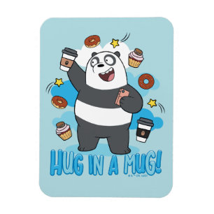 Panda Beer - Hug in een Mok! Magneet