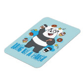 Panda Beer - Hug in een Mok! Magneet (Linkerzijde)