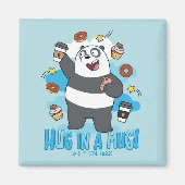Panda Beer - Hug in een Mok! Magneet (Voorkant)