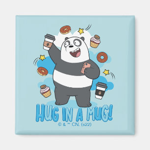 Panda Beer - Hug in een Mok! Magneet