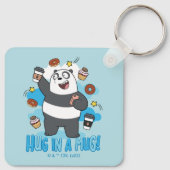Panda Beer - Hug in een Mok! Sleutelhanger (Achterkant)