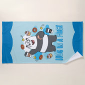 Panda Beer - Hug in een Mok! Strandlaken (Voorkant)
